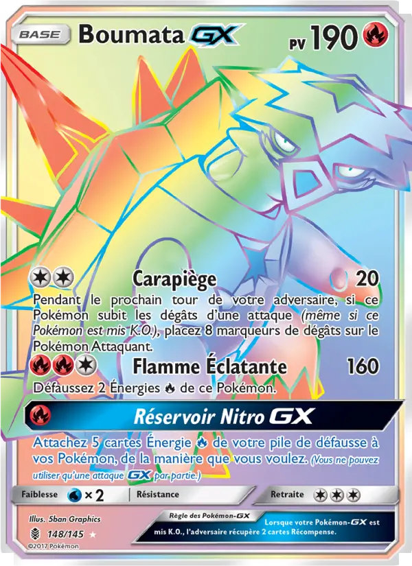 Boumata GX — Carte Pokémon 148 Gardiens Ascendants