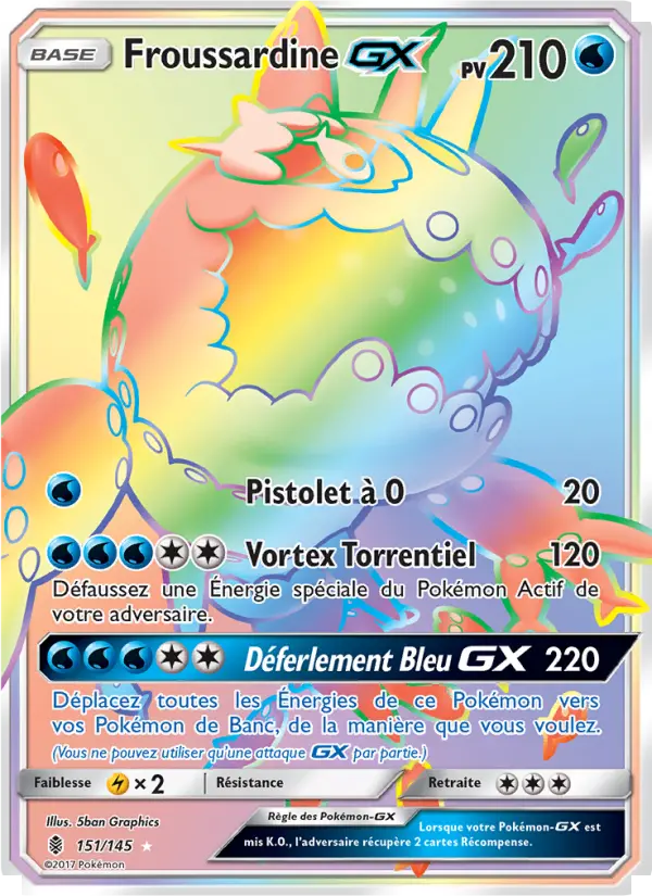 Froussardine GX — Carte Pokémon 151 Gardiens Ascendants