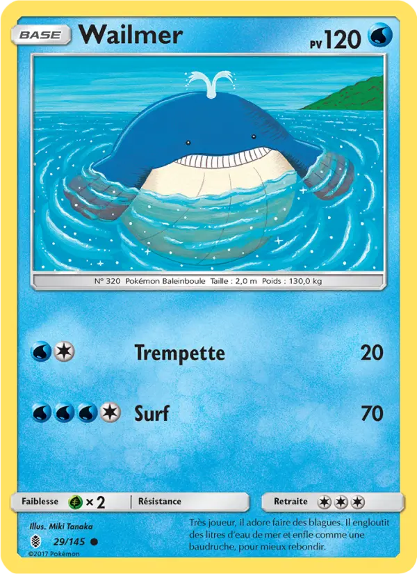 Wailmer — Carte Pokémon 29 Gardiens Ascendants