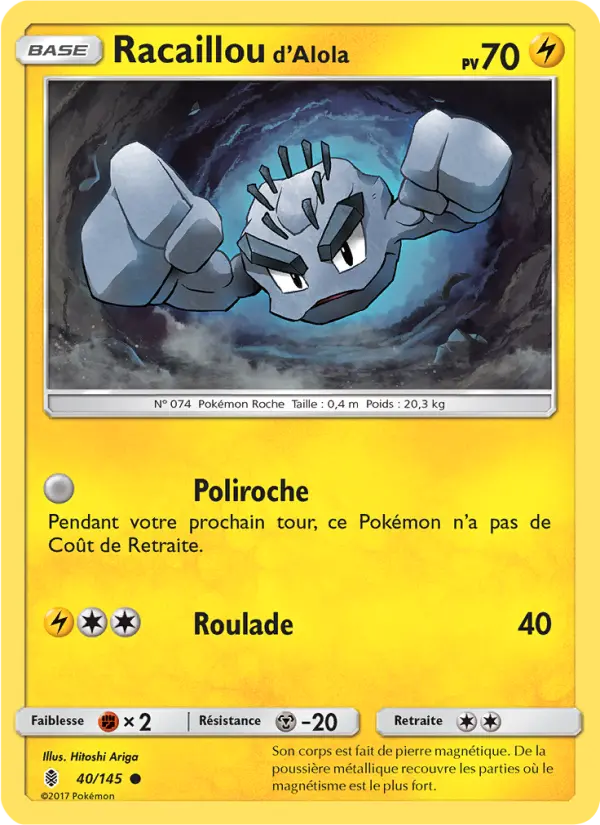Racaillou d’Alola — Carte Pokémon 40 Gardiens Ascendants