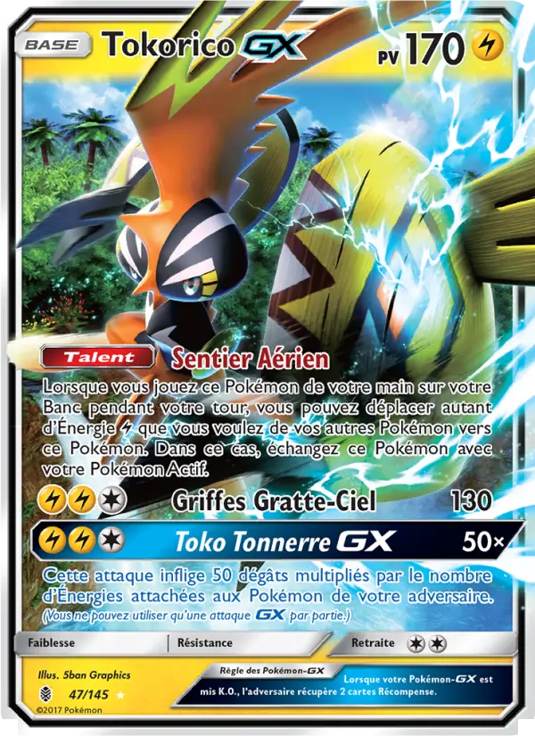Tokorico GX — Carte Pokémon 47 Gardiens Ascendants