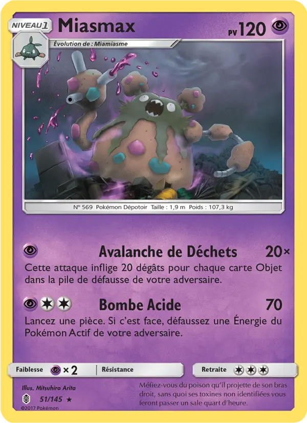 Miasmax — Carte Pokémon 51 Gardiens Ascendants