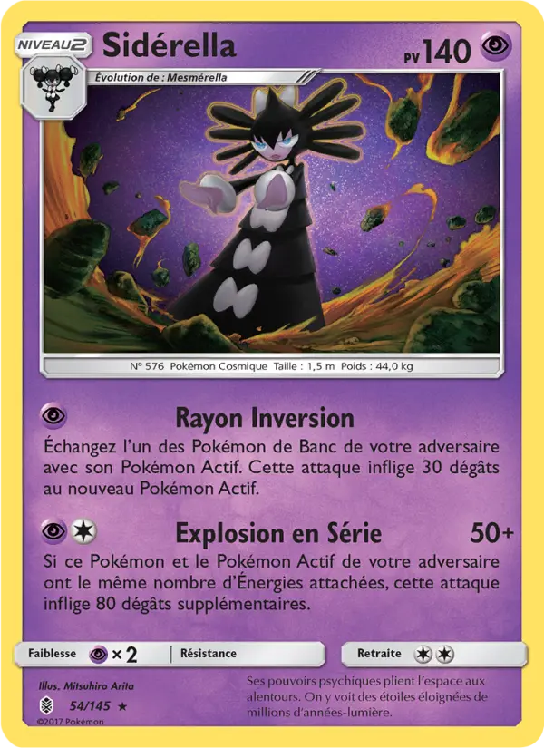 Sidérella — Carte Pokémon 54 Gardiens Ascendants