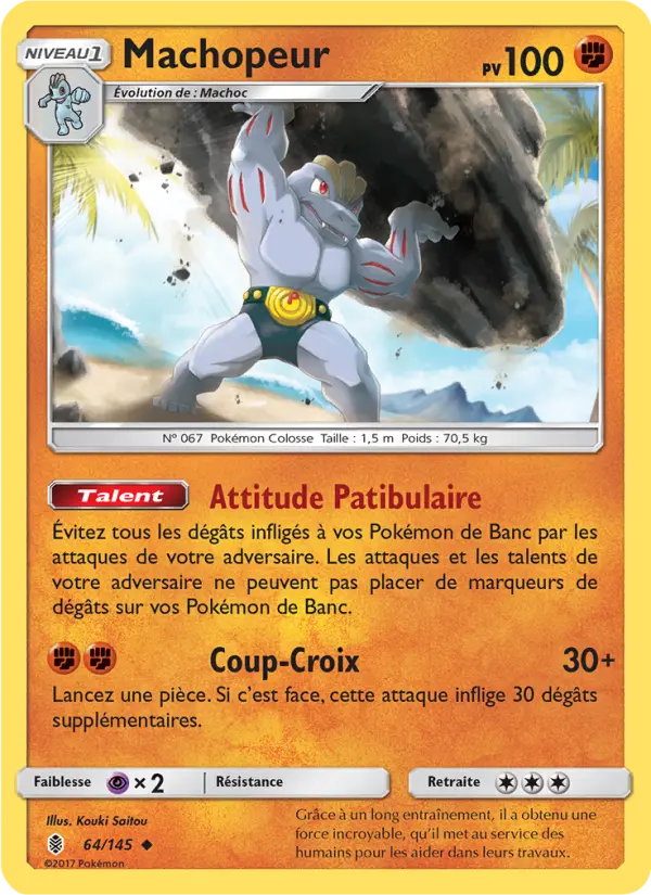 Machopeur — Carte Pokémon 64 Gardiens Ascendants