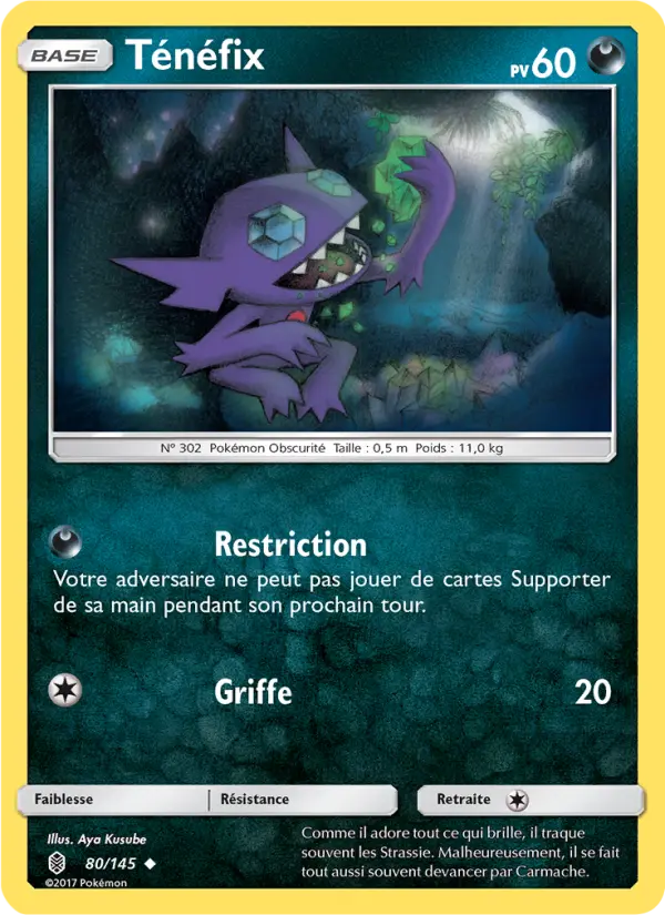 Ténéfix — Carte Pokémon 80 Gardiens Ascendants