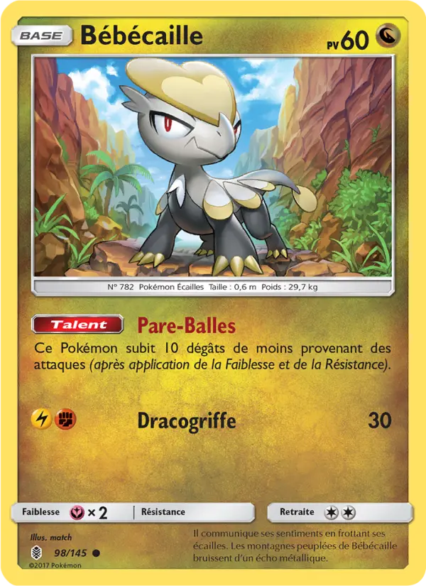 Bébécaille — Carte Pokémon 98 Gardiens Ascendants