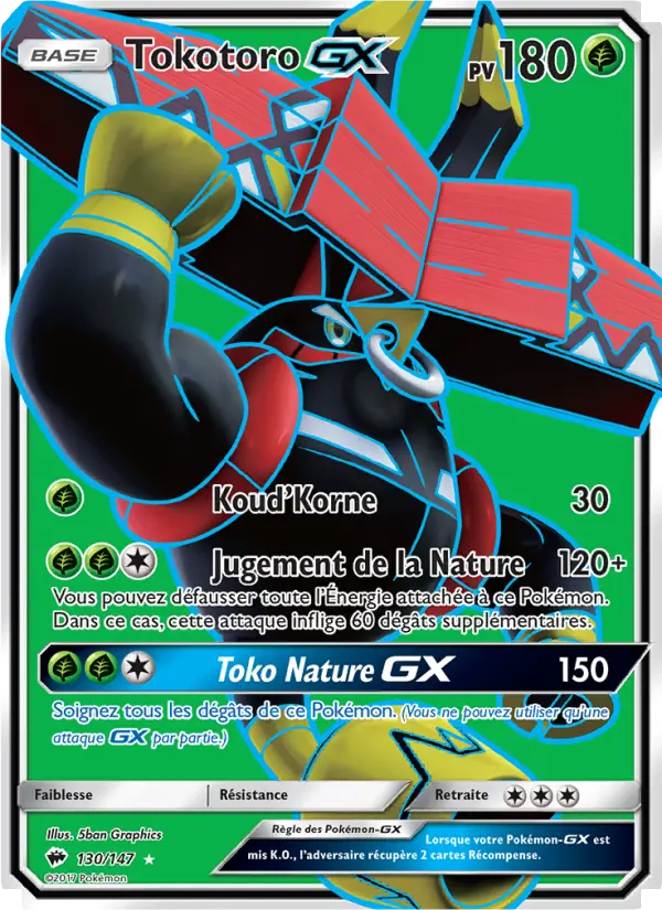 Tokotoro GX — Carte Pokémon 130 Ombres Ardentes