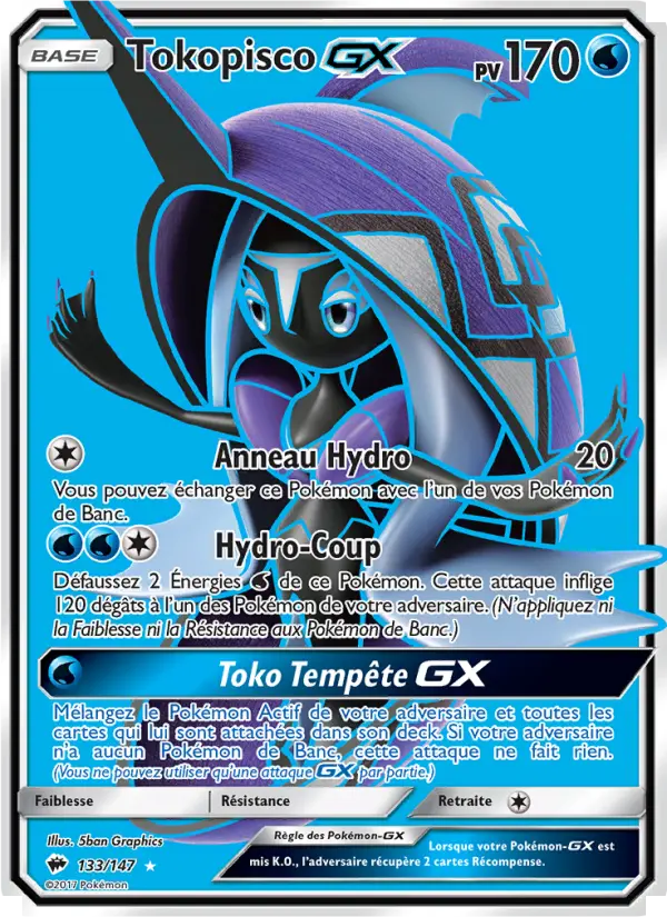 Tokopisco GX — Carte Pokémon 133 Ombres Ardentes