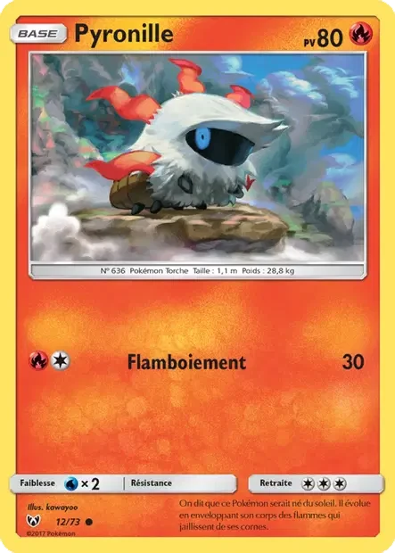 Carte Pokémon Pyronille sm3.5