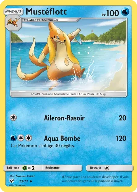 Carte Pokémon Mustéflott sm3.5