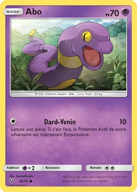 Carte Pokémon Abo sm3.5