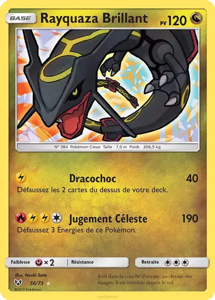 056/073 - Rayquaza Brillant