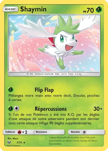 Carte Pokémon Shaymin sm3.5