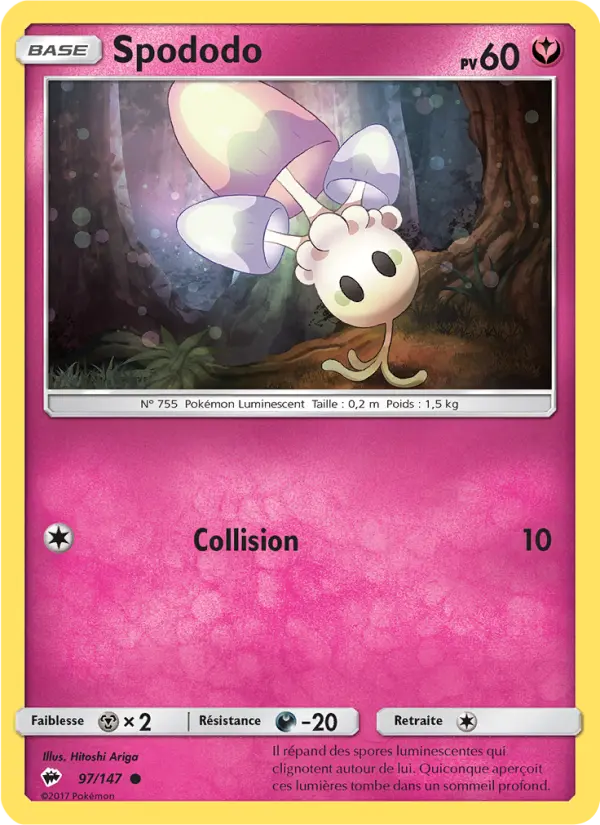 Spododo — Carte Pokémon 97 Ombres Ardentes
