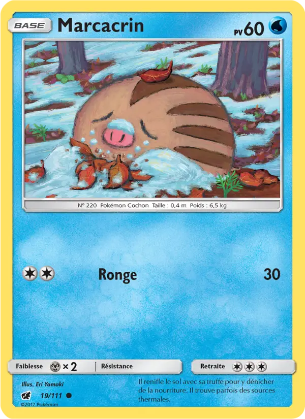 Marcacrin — Carte Pokémon 19 Invasion Carmin