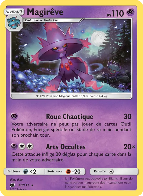 Magirêve — Carte Pokémon 40 Invasion Carmin