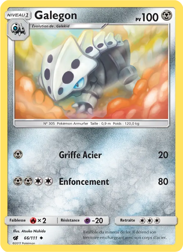 Galegon — Carte Pokémon 66 Invasion Carmin