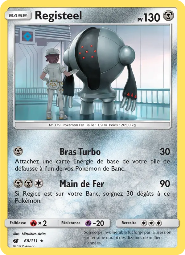 Registeel — Carte Pokémon 68 Invasion Carmin