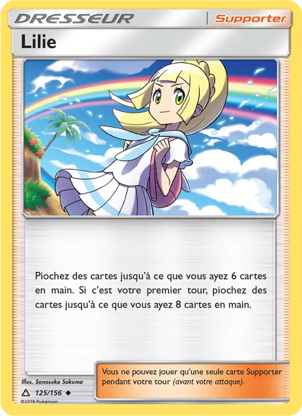Lilie — Carte Pokémon 125 Ultra-Prisme