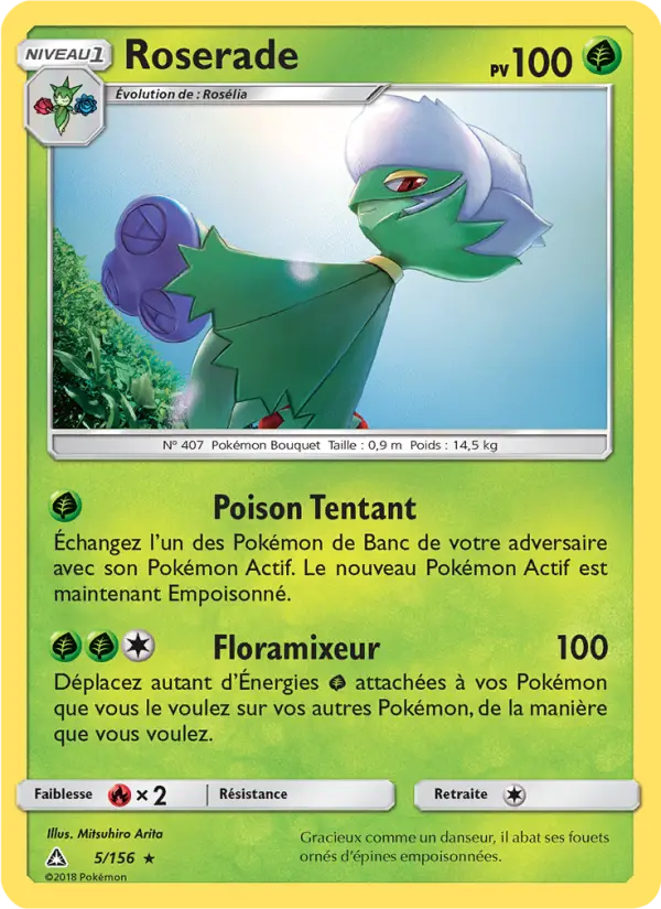 Roserade — Carte Pokémon 5 Ultra-Prisme