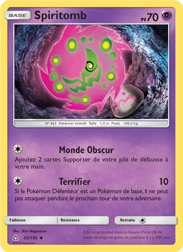 Spiritomb — Carte Pokémon 53 Ultra-Prisme