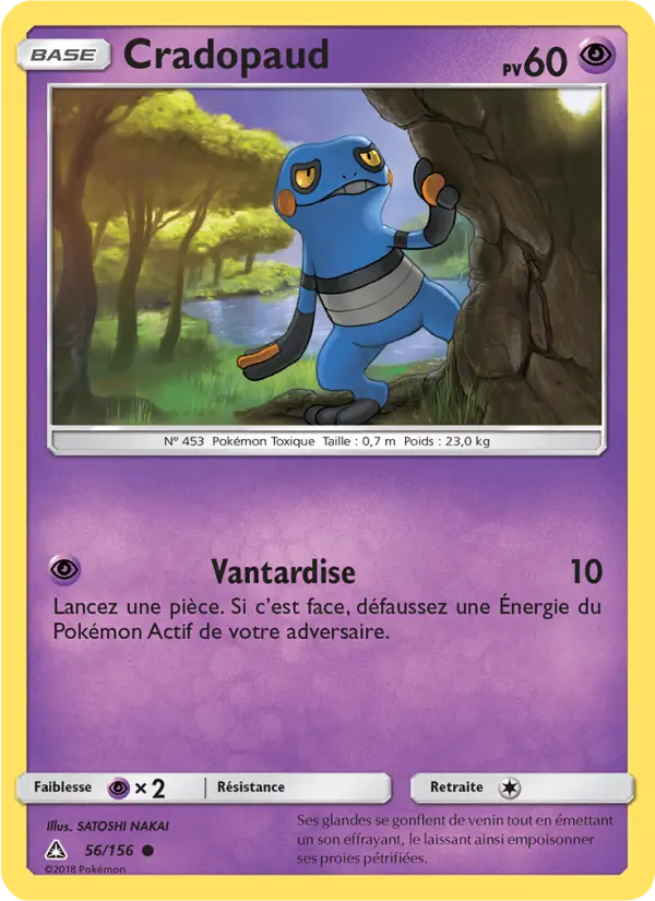 Cradopaud — Carte Pokémon 56 Ultra-Prisme