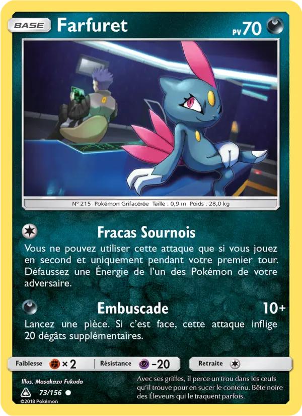 Farfuret — Carte Pokémon 73 Ultra-Prisme