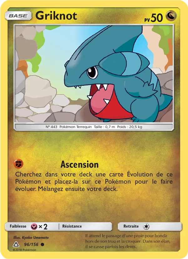 Griknot — Carte Pokémon 96 Ultra-Prisme