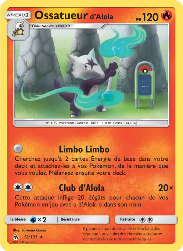 Ossatueur d’Alola — Carte Pokémon 12 Lumière Interdite