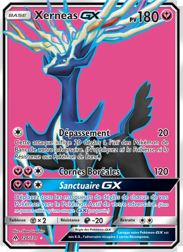 Xerneas GX — Carte Pokémon 126 Lumière Interdite