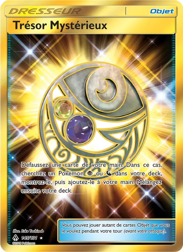 Trésor Mystérieux — Carte Pokémon 145 Lumière Interdite