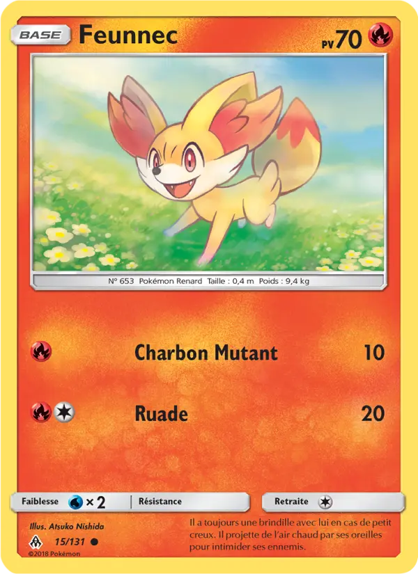 Feunnec — Carte Pokémon 15 Lumière Interdite