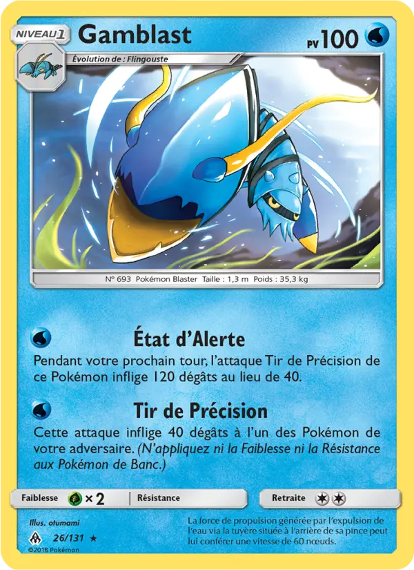 Gamblast — Carte Pokémon 26 Lumière Interdite