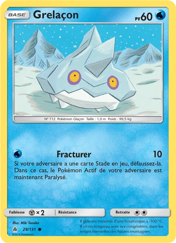 Grelaçon — Carte Pokémon 29 Lumière Interdite