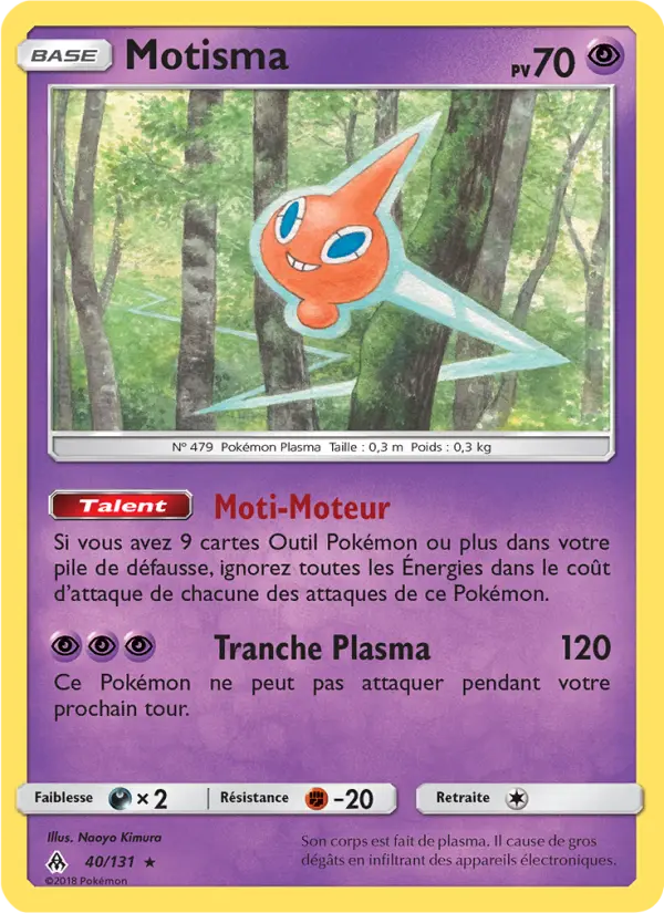 Motisma — Carte Pokémon 40 Lumière Interdite