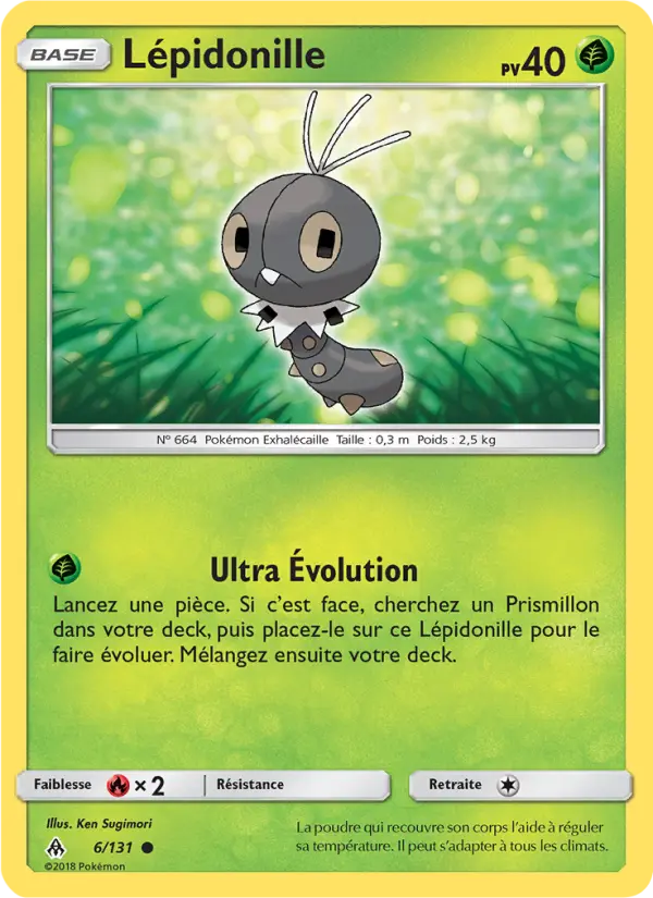 Lépidonille — Carte Pokémon 6 Lumière Interdite