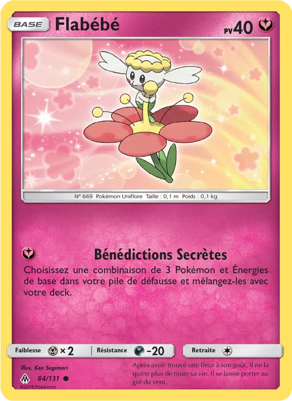 Flabébé — Carte Pokémon 84 Lumière Interdite