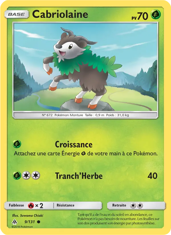 Cabriolaine — Carte Pokémon 9 Lumière Interdite