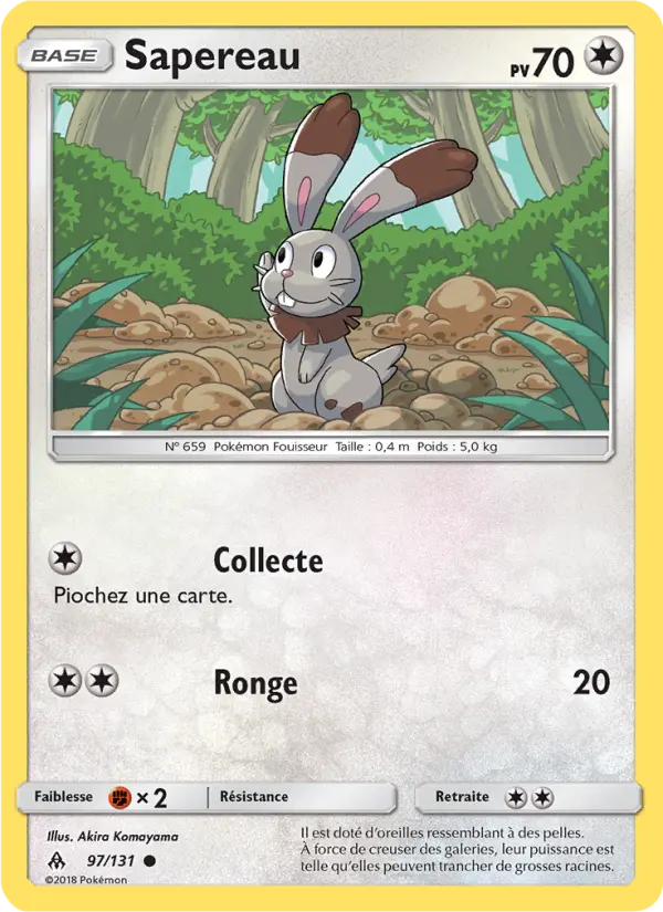 Sapereau — Carte Pokémon 97 Lumière Interdite