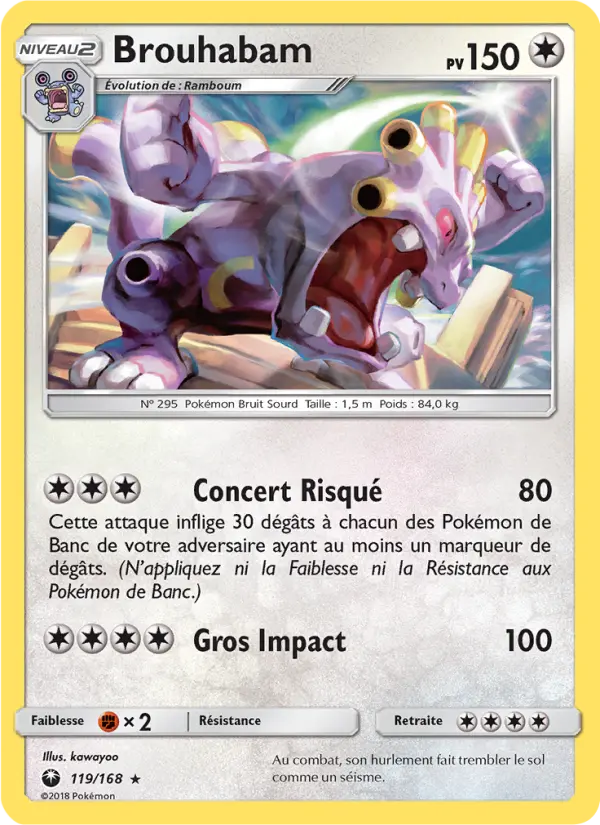 Brouhabam — Carte Pokémon 119 Tempête Céleste