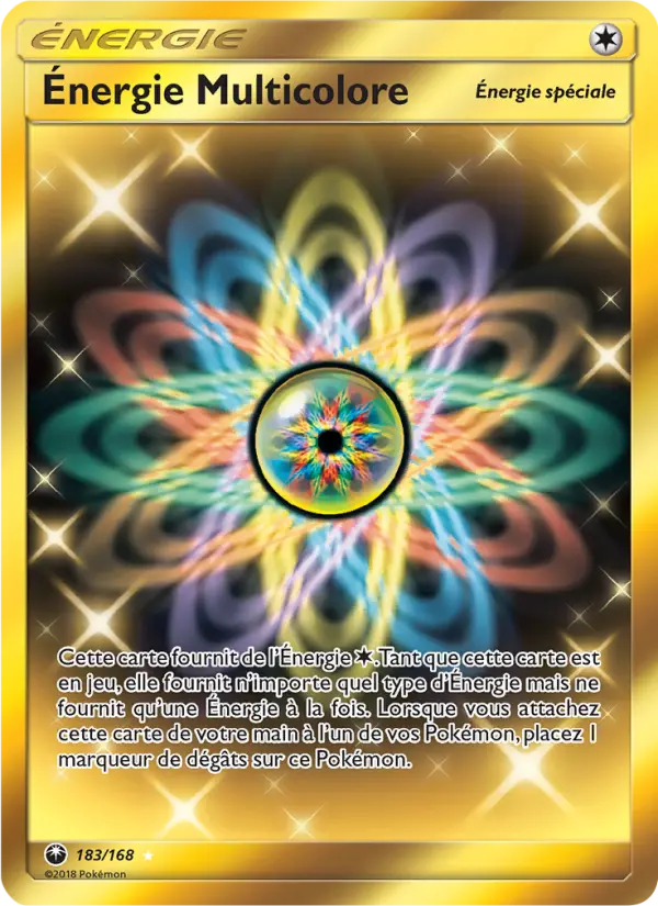 183/168 - Énergie Multicolore — Carte Pokémon Tempête Céleste 183/168