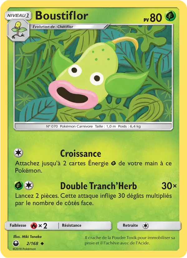 Boustiflor — Carte Pokémon 2 Tempête Céleste
