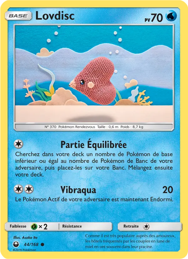 Lovdisc — Carte Pokémon 44 Tempête Céleste