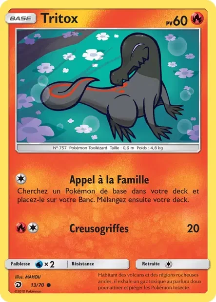 Carte Pokémon Tritox sm10