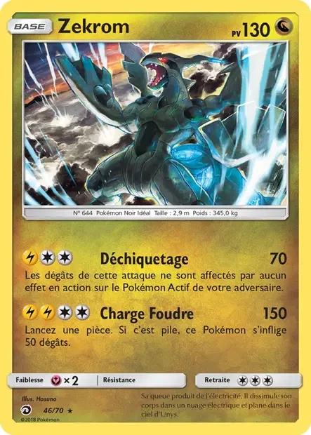 Carte Pokémon Zekrom sm10