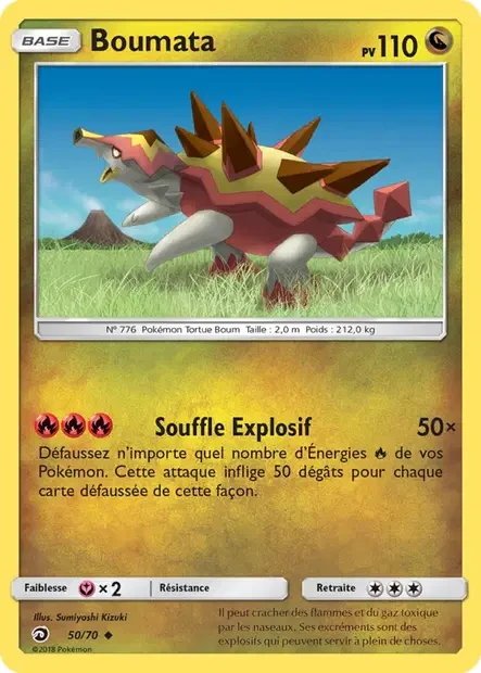 Carte Pokémon Boumata sm10