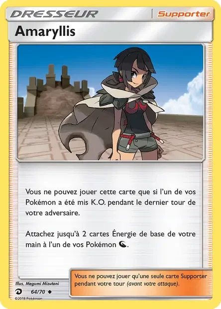 Carte Pokémon Amaryllis sm10