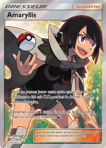Carte Pokémon Amaryllis sm10