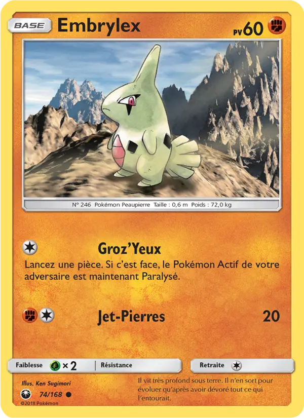 Embrylex — Carte Pokémon 74 Tempête Céleste