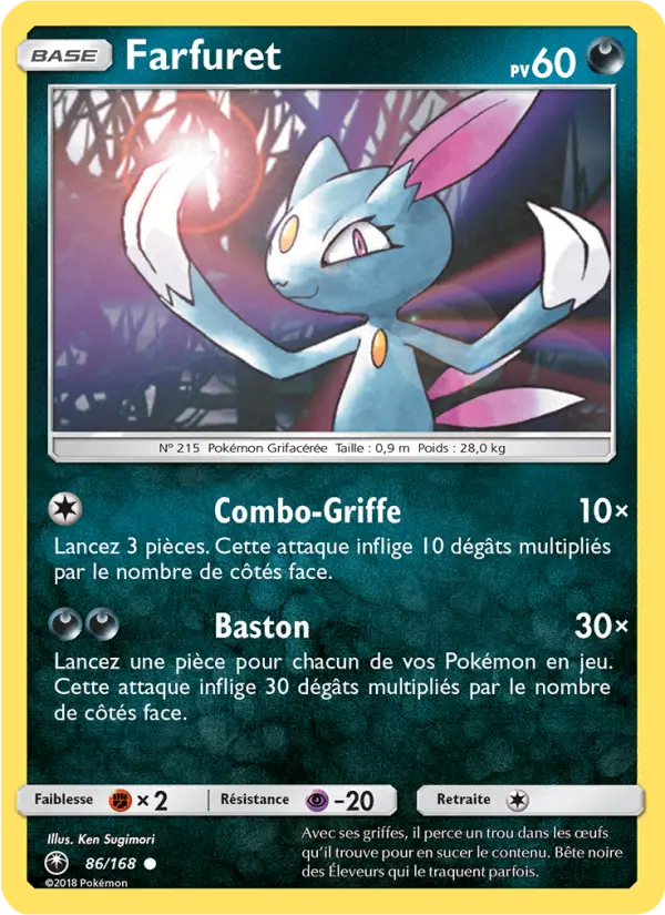 Farfuret — Carte Pokémon 86 Tempête Céleste